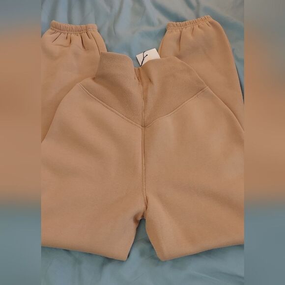 **NWT** Tan Corset Jogger Sofia Richie Missguided sz S/M US 2 - Picture 4 of 9